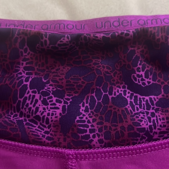 Purple Under Armour Compression Shorts XS - Picture 2 of 5